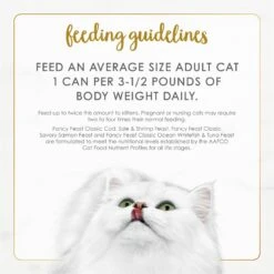 Fancy Feast Classic Seafood Feast Variety Pack Canned Cat Food -Meow Meals 76047 PT7. AC SS1800 V1695495280