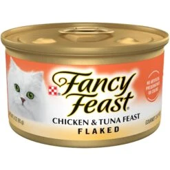 Fancy Feast Flaked Chicken & Tuna Feast Wet Cat Food
