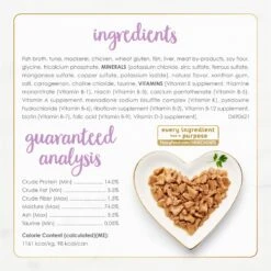 Fancy Feast Flaked Tuna & Mackerel Feast Wet Cat Food -Meow Meals 76061 PT5. AC SS1800 V1700170158