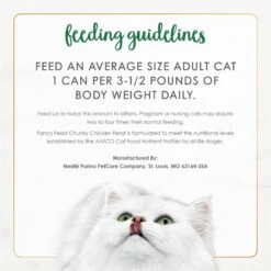 Fancy Feast Chicken Feast Chunky Pate Wet Cat Food 19 Fancy Feast Chicken Feast Chunky Pate Wet Cat Food -Meow Meals 76065 PT8. AC SS1800 V1694021714