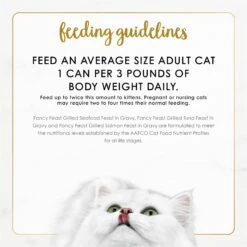 Fancy Feast Grilled Seafood Feast Variety Pack Canned Cat Food -Meow Meals 76096 PT7. AC SS1800 V1688059999