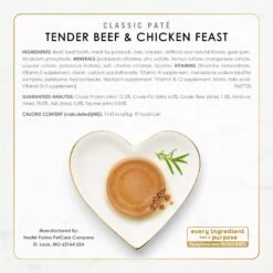 Fancy Feast Classic Poultry & Beef Pate Collection Feast Variety Pack Wet Cat Food -Meow Meals 76173 PT7. AC SS1800 V1692885890