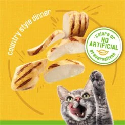Friskies Pate Country Style Dinner Canned Cat Food -Meow Meals 76181 PT3. AC SS1800 V1700156487