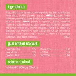 Friskies Pate Salmon Dinner Canned Cat Food -Meow Meals 76196 PT5. AC SS1800 V1700161104