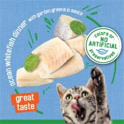 Friskies Indoor Flaked Ocean Whitefish Dinner Canned Cat Food -Meow Meals 76322 PT3. AC SS1800 V1700157807