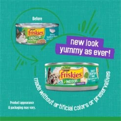 Friskies Indoor Saucy Seafood Bake Canned Cat Food -Meow Meals 76324 PT1. AC SS1800 V1700160752