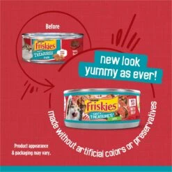 Friskies Tasty Treasures Pate Liver & Beef Wet Cat Food -Meow Meals 76334 PT1. AC SS1800 V1699371141