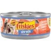 Friskies Savory Shreds Chicken & Salmon Dinner In Gravy Canned Cat Food -Meow Meals 76354 MAIN. AC SS1800 V1700157491