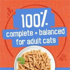 Friskies Savory Shreds Chicken & Salmon Dinner In Gravy Canned Cat Food -Meow Meals 76354 PT5. AC SS1800 V1700158466