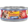 Friskies Savory Shreds With Beef In Gravy Canned Cat Food -Meow Meals 76362 MAIN. AC SS1800 V1699392026
