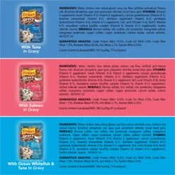 Friskies Gravy Sensations Seafood Favorites Wet Cat Food Pouches -Meow Meals 76513 PT3. AC SS1800 V1700162364