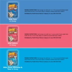 Friskies Gravy Sensations Seafood Favorites Wet Cat Food Pouches -Meow Meals 76513 PT6. AC SS1800 V1700158976