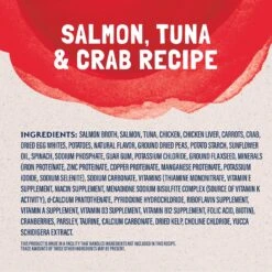Natural Balance Platefulls Salmon, Tuna & Crab Formula In Gravy Grain-Free Cat Food Pouches -Meow Meals 76552 PT4. AC SS1800 V1677522075