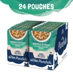Natural Balance Platefulls Chicken & Pumpkin Formula In Gravy Grain-Free Cat Food Pouches -Meow Meals 76554 PT3. AC SS1800 V1675708915