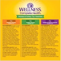 Wellness Complete Health Poultry Favorites Variety Pack Grain-Free Wet Cat Food, 5.5-oz Can, Case Of 12 -Meow Meals 779406 PT4. AC SS1800 V1676653906