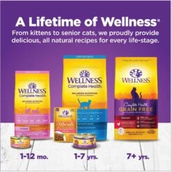 Wellness Complete Health Poultry Favorites Variety Pack Grain-Free Wet Cat Food, 5.5-oz Can, Case Of 12 -Meow Meals 779406 PT6. AC SS1800 V1676653244