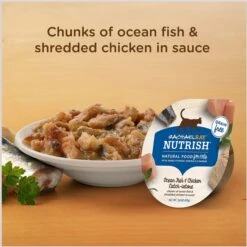 Rachael Ray Nutrish Ocean Fish & Chicken Catch-iatore Natural Grain-Free Wet Cat Food -Meow Meals 77983 PT3. AC SS1800 V1692393307