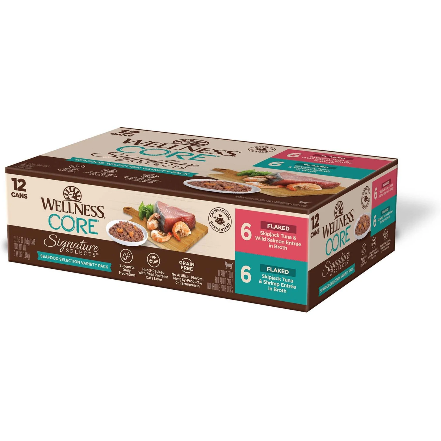 Wellness CORE Signature Select Flaked Sea Variety Pack Wet Cat 3 Wellness CORE Signature Select Flaked Sea Variety Pack Wet Cat