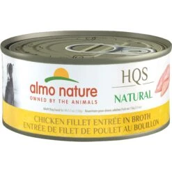 Almo Nature HQS Natural Chicken Fillet Entree In Broth Wet Dog Food, 5.5-oz Can, Case Of 12