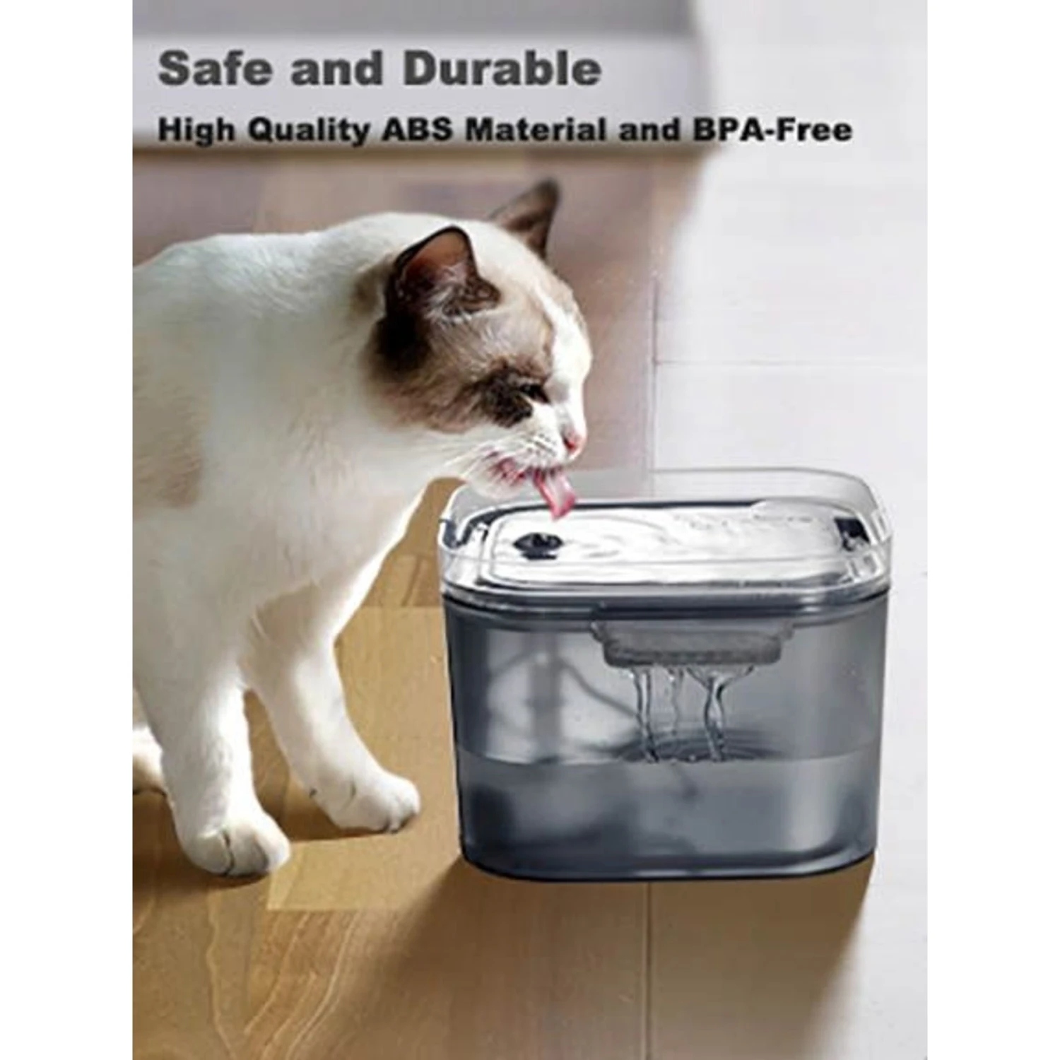 PATPET WF01 Ultra Quiet Dog & Cat Waterer, Grey 7 PATPET WF01 Ultra Quiet Dog & Cat Waterer, Grey - Image 5