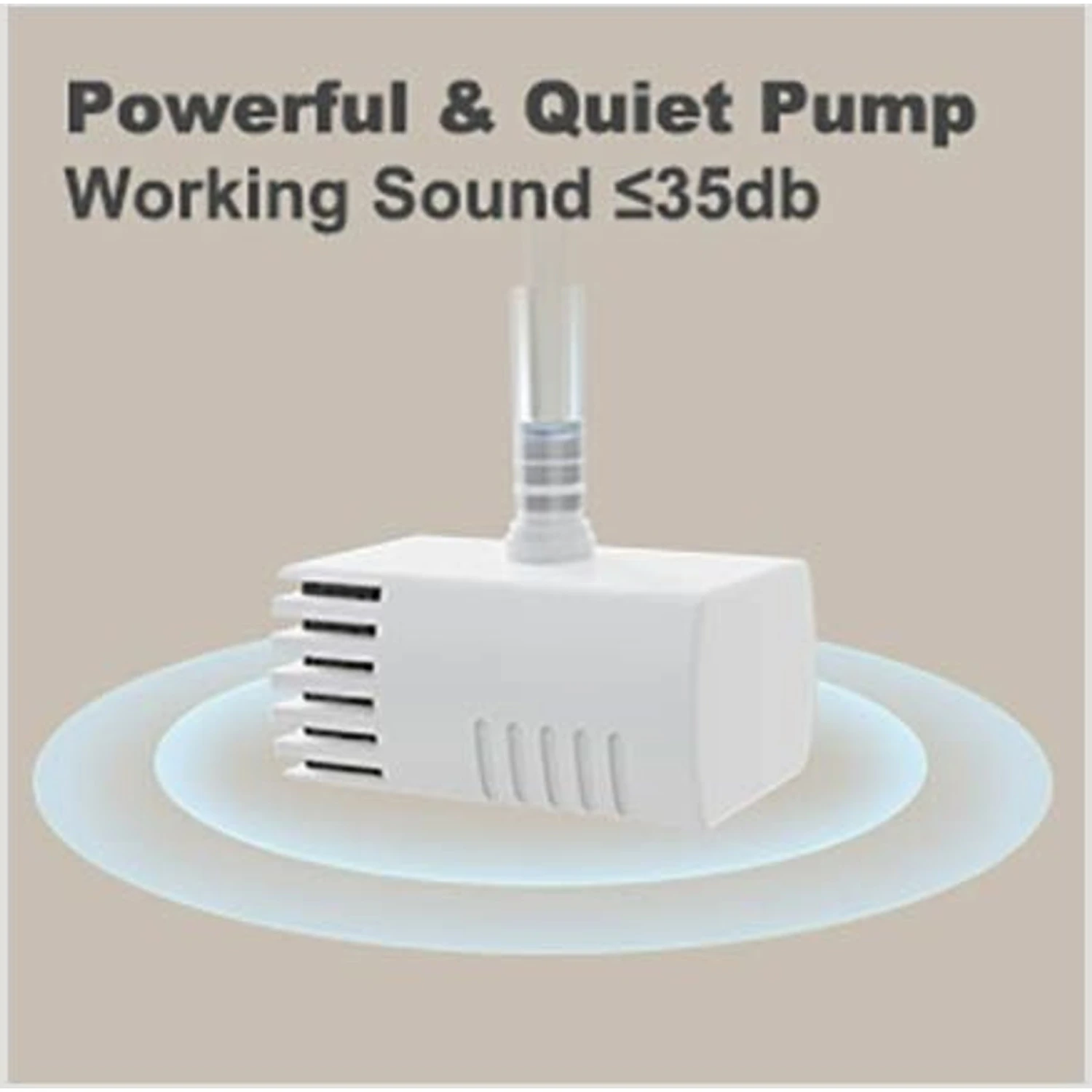 PATPET WF01 Ultra Quiet Dog & Cat Waterer, Grey 8 PATPET WF01 Ultra Quiet Dog & Cat Waterer, Grey - Image 6