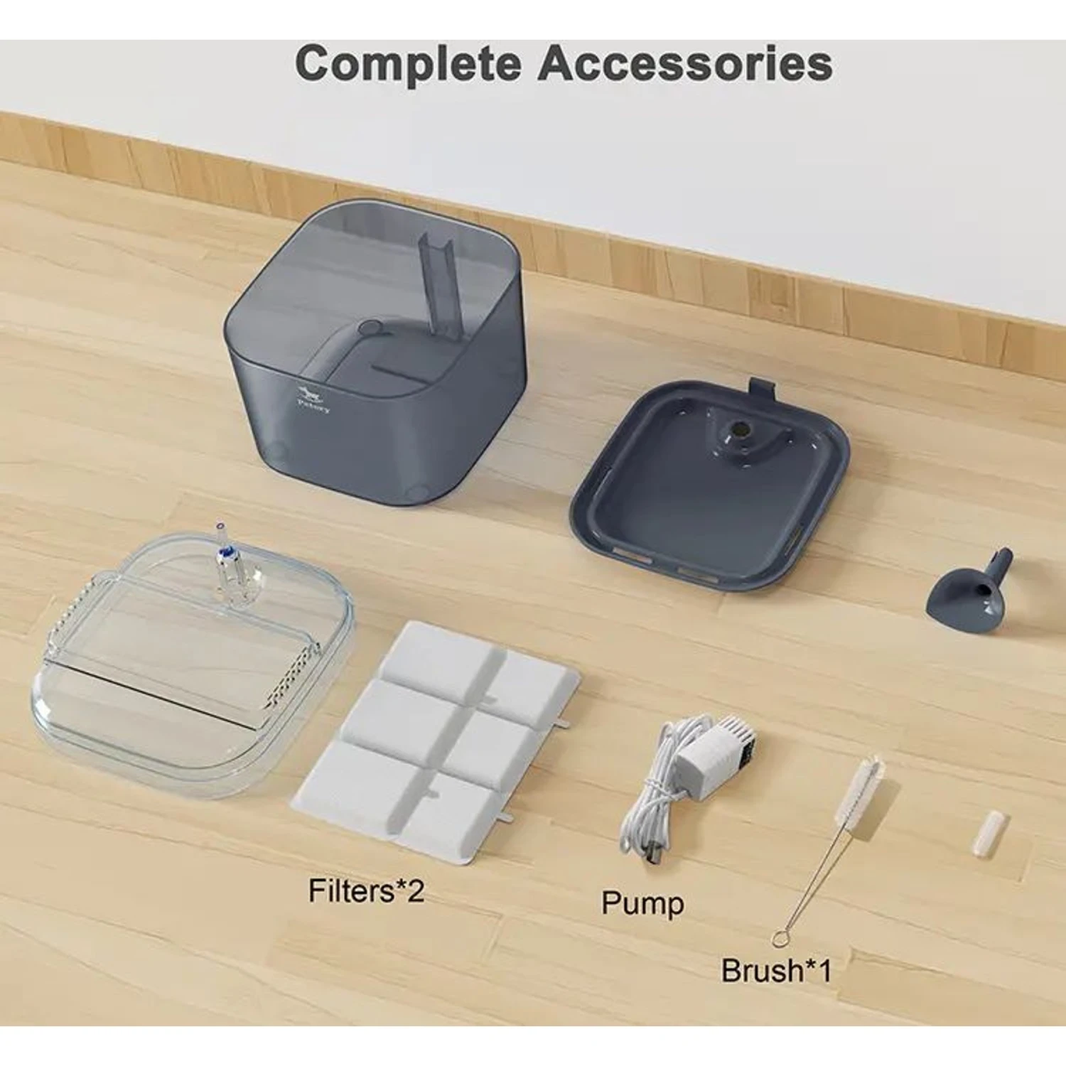 PATPET WF01 Ultra Quiet Dog & Cat Waterer, Grey 9 PATPET WF01 Ultra Quiet Dog & Cat Waterer, Grey - Image 7
