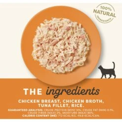Applaws Limited Ingredient Chicken & Tuna In Broth Canned Wet Cat Food, 2.47-oz Can, Case Of 24 -Meow Meals 836214 PT2. AC SS1800 V1685462327