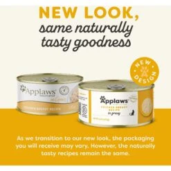 Applaws Chicken Breast In Gravy Limited Ingredient Canned Wet Cat Food, 2.47-oz Can, Case Of 24 -Meow Meals 836262 PT1. AC SS1800 V1685490258