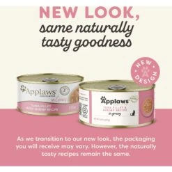 Applaws Tuna & Shrimp In Gravy Limited Ingredient Canned Wet Cat Food, 2.47-oz Can, Case Of 24 -Meow Meals 836310 PT1. AC SS1800 V1685464593