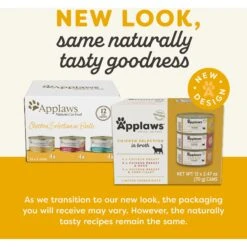 Applaws Chicken Pack In Broth Limited Ingredient Canned Wet Cat Food, 2.47-oz Can, Case Of 12 -Meow Meals 836358 PT1. AC SS1800 V1685461213