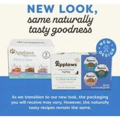 Applaws Fish Gravy Selection Multipack Limited Ingredient Cat Food Pots, 2.12-oz Pot, Case Of 8 -Meow Meals 836438 PT1. AC SS1800 V1687880240