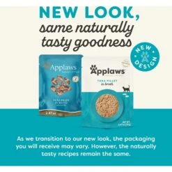 Applaws Tuna In Broth Limited Ingredient Wet Cat Food, 2.47-oz Pouch, Case Of 12 -Meow Meals 836454 PT1. AC SS1800 V1685461078
