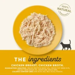 Applaws Chicken In Broth Limited Ingredient Wet Cat Food, 5.3-oz Pouch, Case Of 12 11 Applaws Chicken In Broth Limited Ingredient Wet Cat Food, 5.3-oz Pouch, Case Of 12 -Meow Meals 836502 PT2. AC SS1800 V1685497357