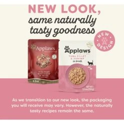 Applaws Tuna With Shrimp In Broth Limited Ingredient Wet Cat Food, 5.3-oz Pouch, Case Of 12 -Meow Meals 836518 PT1. AC SS1800 V1685462316
