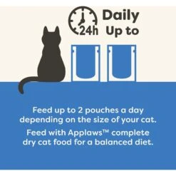 Applaws Tuna With Shrimp In Broth Limited Ingredient Wet Cat Food, 5.3-oz Pouch, Case Of 12 -Meow Meals 836518 PT4. AC SS1800 V1685472692