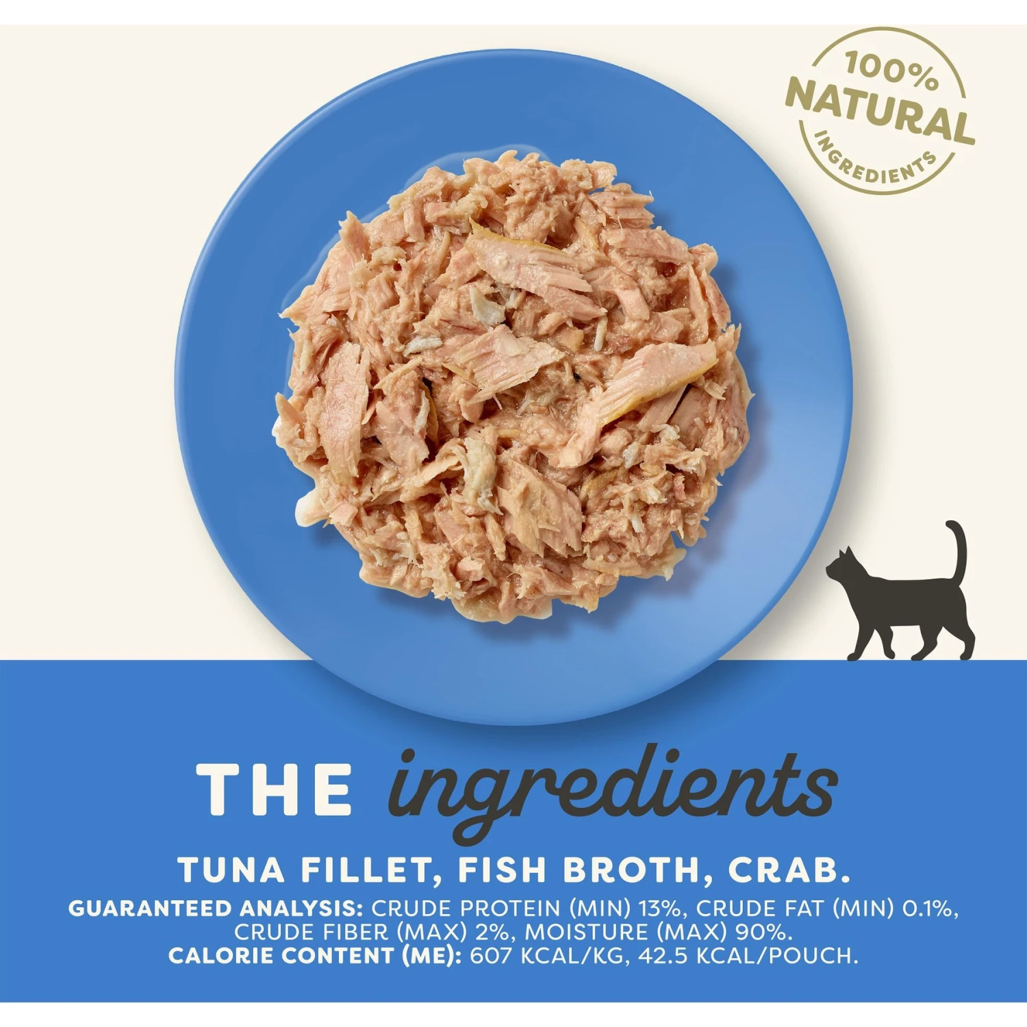 Applaws Tuna With Crab Broth Limited Ingredient Wet Cat Food, 2.47-oz Pouch, Case Of 12 5 Applaws Tuna With Crab Broth Limited Ingredient Wet Cat Food, 2.47-oz Pouch, Case Of 12 - Image 3