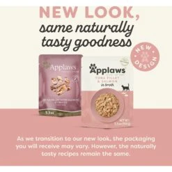 Applaws Tuna With Salmon In Broth Limited Ingredient Wet Cat Food, 5.3-oz Pouch, Case Of 12 10 Applaws Tuna With Salmon In Broth Limited Ingredient Wet Cat Food, 5.3-oz Pouch, Case Of 12 -Meow Meals 836550 PT1. AC SS1800 V1685461134
