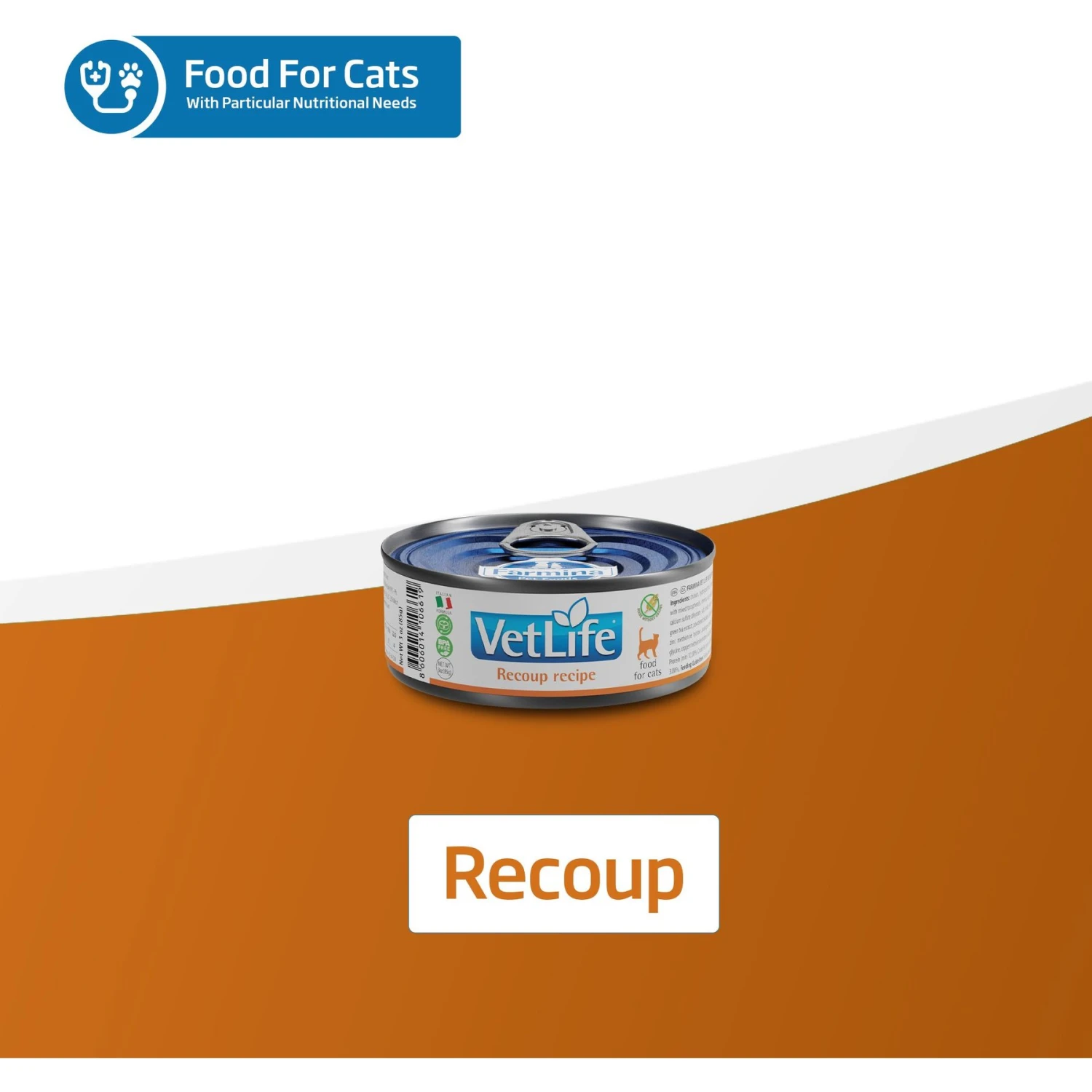 Farmina Vet Life Recoup Recipe Wet Cat Food, 3-oz Can, Case Of 12 9 Farmina Vet Life Recoup Recipe Wet Cat Food, 3-oz Can, Case Of 12 - Image 7