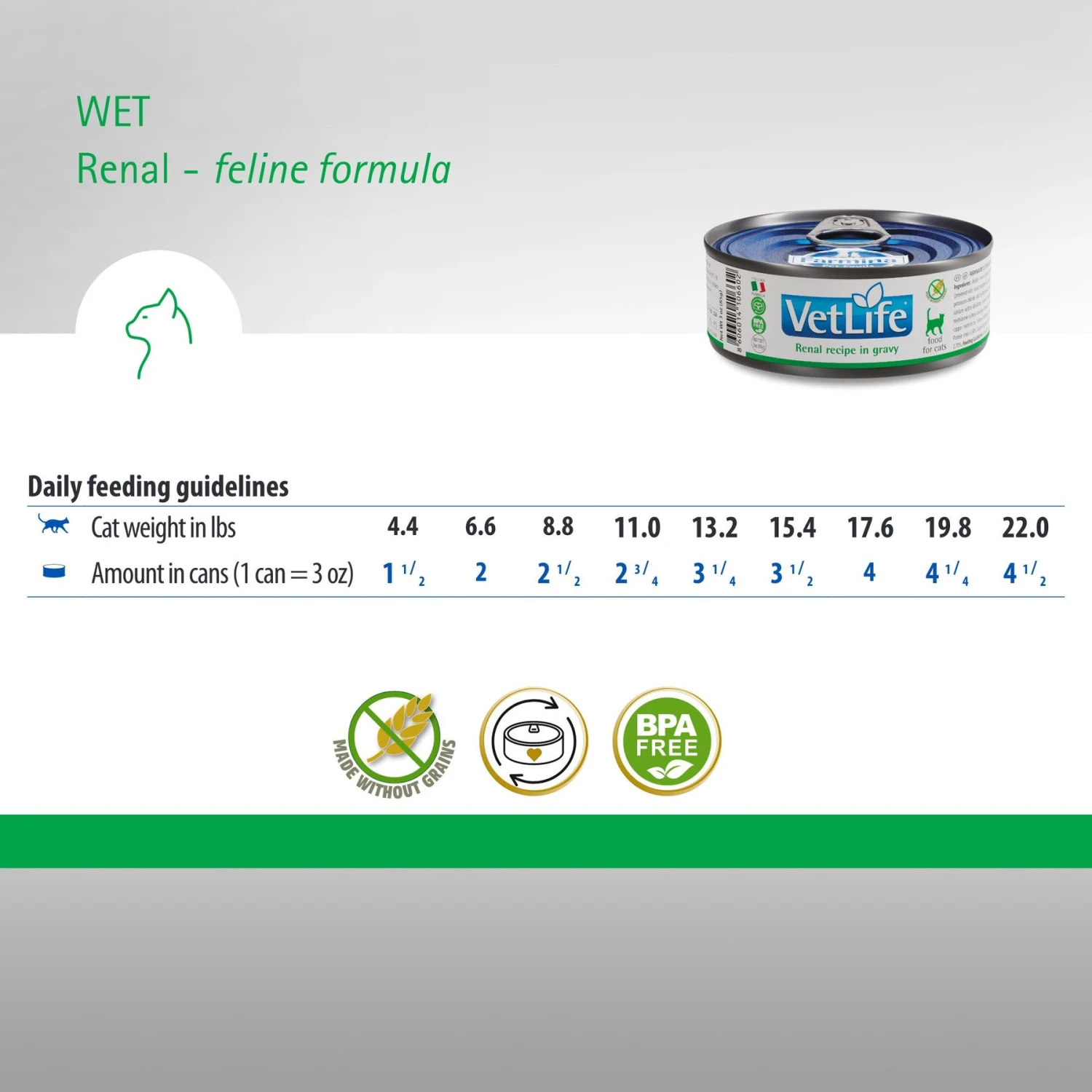 Farmina Vet Life Cat Renal Recipe In Gravy Wet Cat Food 8 Farmina Vet Life Cat Renal Recipe In Gravy Wet Cat Food - Image 6