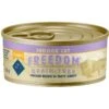 Blue Buffalo Freedom Indoor Flaked Chicken Recipe Grain-Free Canned Cat Food -Meow Meals 84173 MAIN. AC SS1800 V1585084583
