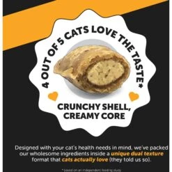 PetHonesty Dual Texture Immune Support Lysine Chews Supplement For Cats, 3.7-oz Bag -Meow Meals 845390 PT2. AC SS1800 V1689360916