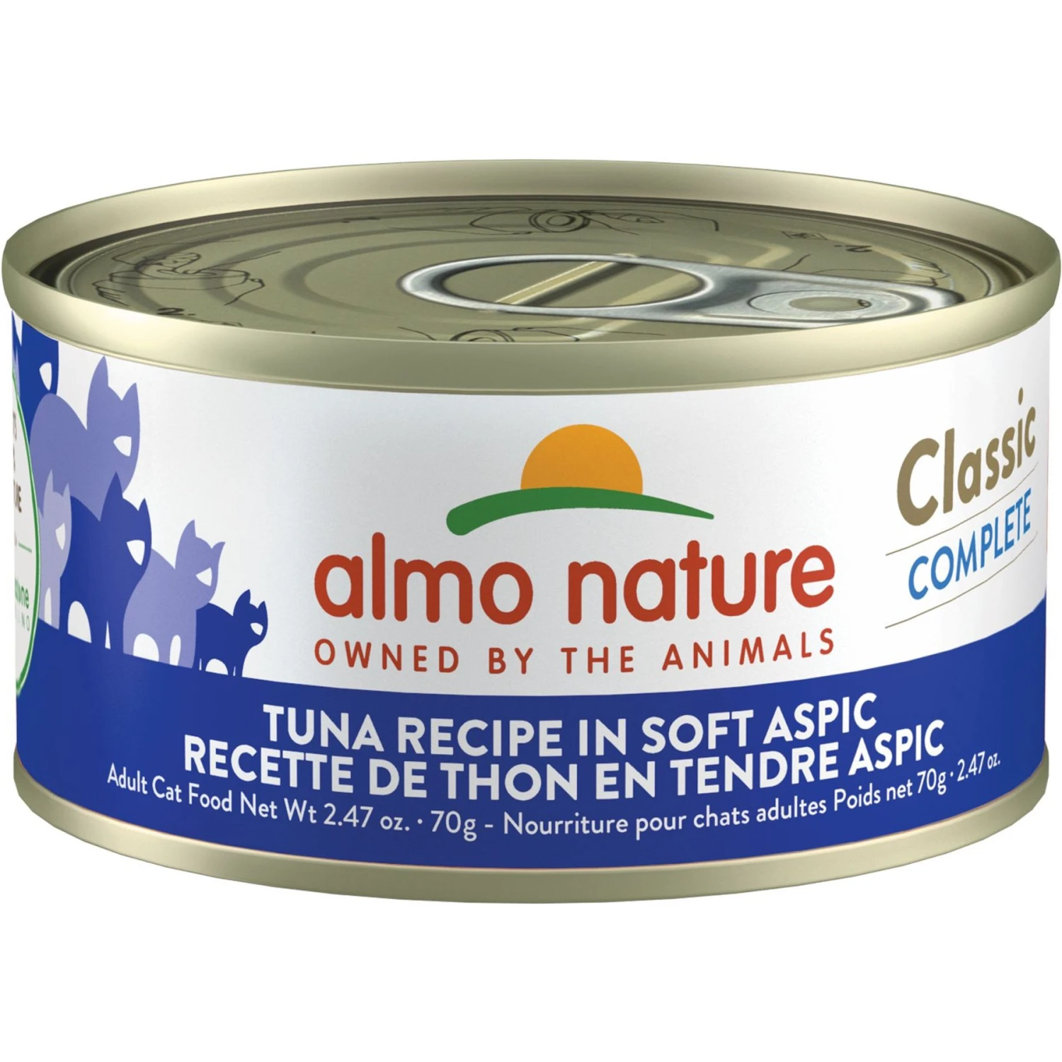 Almo Nature Classic Complete Premium Grain-Free Tuna Recipe In Soft Aspic Cat Food, 2.47-oz, Case Of 12 3 Almo Nature Classic Complete Premium Grain-Free Tuna Recipe In Soft Aspic Cat Food, 2.47-oz, Case Of 12