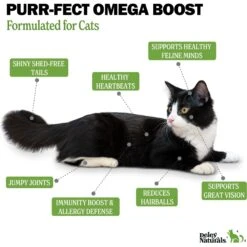Deley Naturals Fish Oil Cat Supplement, 16-oz Bottle -Meow Meals 847526 PT4. AC SS1800 V1703619676