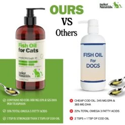 Deley Naturals Fish Oil Cat Supplement, 16-oz Bottle -Meow Meals 847526 PT5. AC SS1800 V1703619677