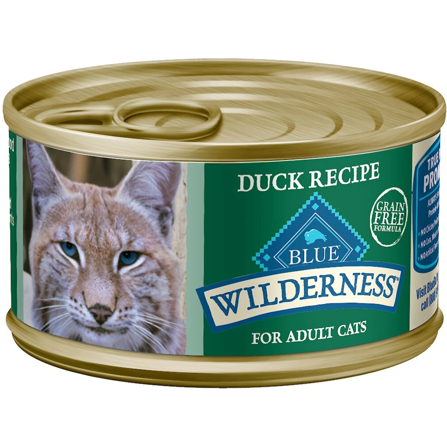 Blue Buffalo Wilderness Duck Grain-Free Canned Cat Food 3 Blue Buffalo Wilderness Duck Grain-Free Canned Cat Food