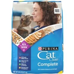 Purina Friskies Seafood & Chicken Pate Favorites Variety Pack Wet Cat Food, 5.5-oz Can, Case Of 40 & Cat Chow Complete With Chicken & Vitamins Dry Cat Food -Meow Meals 854310 PT5. AC SS1800 V1683743511