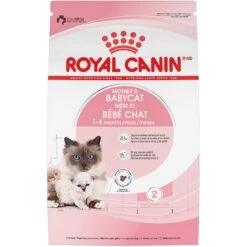 Royal Canin Feline Health Nutrition Mother & Babycat Dry Cat Food & Royal Canin Feline Health Nutrition Mother & Babycat Ultra Soft Mousse In Sauce Canned Cat Food -Meow Meals 854358 PT1. AC SS1800 V1683744264