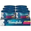 Blue Buffalo Tastefuls Natural Flaked Fish & Shrimp Entree In Gravy Wet Cat Food, 5.5-oz Can, Case Of 12 -Meow Meals 879262 MAIN. AC SS1800 V1687357817