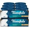 Blue Buffalo Tastefuls Natural Pate Ocean Fish & Tuna Entree Wet Cat Food, 3-oz Can, Case Of 12 -Meow Meals 879342 MAIN. AC SS1800 V1687357995