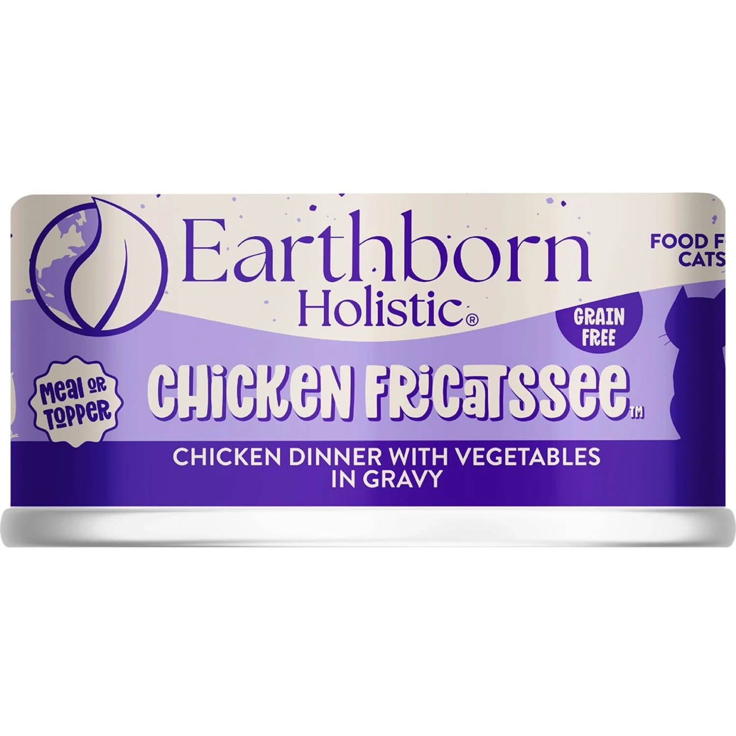 Earthborn Holistic Chicken Fricatssee Grain-Free Natural Adult Canned Cat Food 3 Earthborn Holistic Chicken Fricatssee Grain-Free Natural Adult Canned Cat Food
